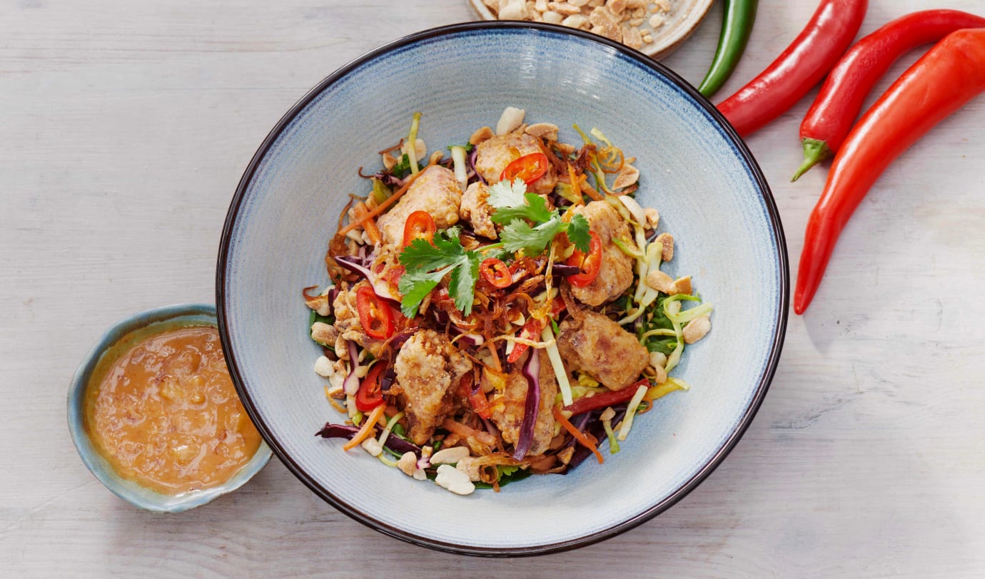 New Thai salad dish with Oumph! now at Busaba